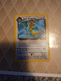 Pokemon Dark Dragonite TCG Card 22/82 - Image 1