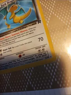 Pokemon Dark Dragonite TCG Card 22/82 - Image 2