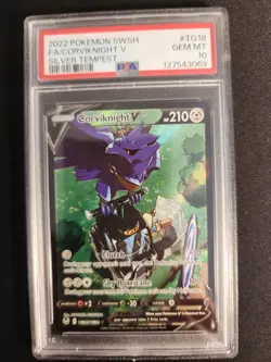 Corviknight V TG18/TG30 Pokemon Silver Tempest Trainer Gallery PSA Gem Mint 10 - Image 2