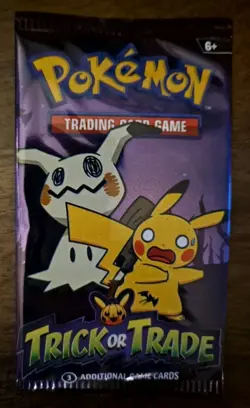 Pokemon TCG Trick Or Trade 2023 BOOster Sealed Pack - Image 1