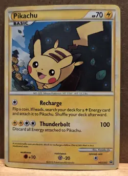 Pikachu Black Star Promo HGSS03 Holo LP - ungraded Pokemon Card - Image 1