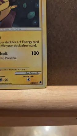 Pikachu Black Star Promo HGSS03 Holo LP - ungraded Pokemon Card - Image 5