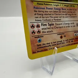 Pokemon TCG Charizard 4/130 Base Set 2 HOLO Vintage Card - Image 5