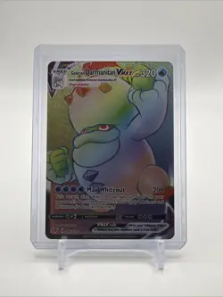 Pokemon TCG Galarian Darmanitan VMAX 187/185 Vivid Voltage Rainbow Secret NM - Image 3