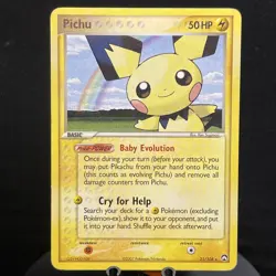 2007 Pokemon EX Power Keepers Pichu #21/108 - Image 1