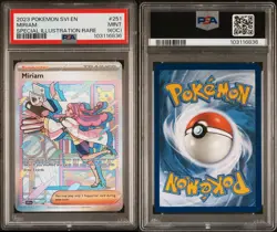2023 POKEMON SVI EN-SCARLET & VIOLET SPECIAL ILLUSTRATION RARE MIRIAM PSA 9 OC - Image 3