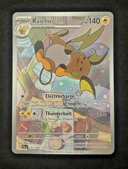 2023 POKEMON SV PALDEA EVOLVED 211/193 RAICHU - NM - Image 1