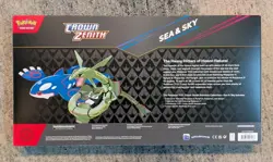 Genuine Pokemon Sea & Sky Crown Zenith Premium Collection Box Sealed - Image 2