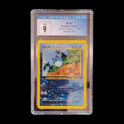 2001 Pokemon Southern Islands Marill Reverse Holo 11/18 CGC 9 - Image 1
