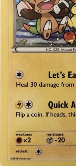 Pokemon TCG 2016 XY Black Star Promo Rare Holo Pikachu XY95 - Image 3