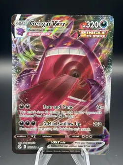 SWSH08: Fusion Strike #157/264 Gengar VMAX Pokemon TCG - Image 1