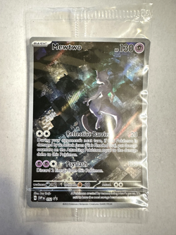Pokemon TCG Mewtwo SVP 052 Black Star Promo 151 UPC Illustration Rare New Sealed - Image 1