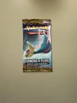Pokemon TCG Diamond & Pearl Great Encounters Sealed Booster Pack (Cresselia) X1 - Image 1