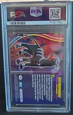 PSA 9 2001 Topps Pokemon Houndoom Johto Leauge Champions Foil (G3) - Image 2