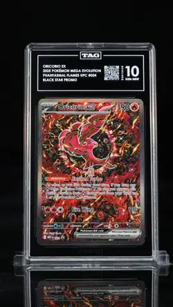 Tag 10- Oricorio ex 024 Black Star Promo Pokemon English Gem Mint 10 - Image 1