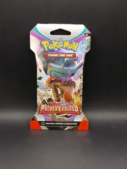 ❤ Pokemon Paldea Evolved Scarlet Violet Sealed Booster Pack Random Art SLEEVED - Image 1