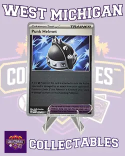 Punk Helmet 092/094 Me02: Phantasmal Flames Reverse Holo - Pokemon TCG NM - Image 1