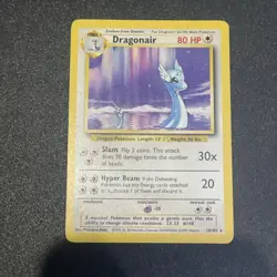 Pokemon Base Set Dragonair Non Holo – mp– Vintage 18/102 - Image 1