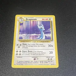 Pokemon Base Set Dragonair Non Holo – mp– Vintage 18/102 - Image 2