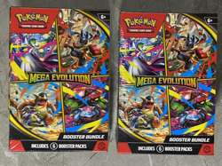 Pokemon TCG Mega Evolution Booster Bundle 6 Packs New & Factory Sealed X2 - Image 2