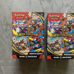 Pokemon TCG Mega Evolution Booster Bundle 6 Packs New & Factory Sealed X2 - Image 4