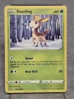 POKEMON TCG Deerling 11/198 Common | Chilling Reign - Image 1