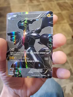 Zekrom 114/114 Full Art Ultra Rare Black White Holo 2011 Pokemon - Image 3