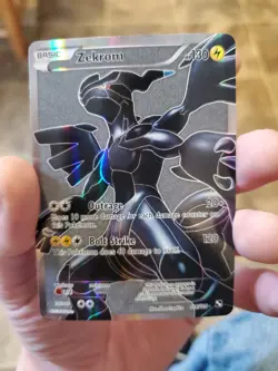 Zekrom 114/114 Full Art Ultra Rare Black White Holo 2011 Pokemon - Image 5