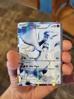 Reshiram 113/114 Full Art Ultra Rare Holo Black White 2011 Pokemon - Image 1
