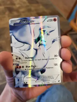 Reshiram 113/114 Full Art Ultra Rare Holo Black White 2011 Pokemon - Image 3