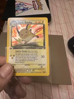 Pokemon TCG Team Rocket: Dark Raichu 1st Edition Holo 83/82 - Image 3