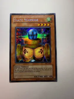 Yugioh - Slate Warrior - Secret - Unlimited - WC4-003 - LP - Image 1