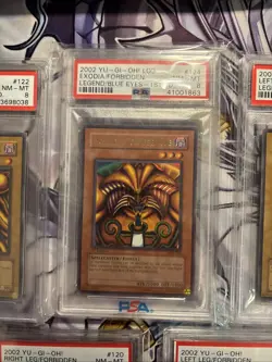 Yu-Gi-Oh! LOB-120 LOB-121 LOB-122 LOB-123 LOB-124 Exodia Complete 1st PSA Set 8 - Image 3