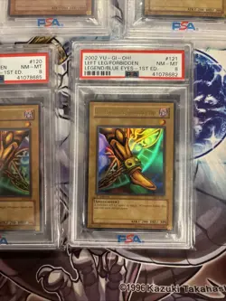 Yu-Gi-Oh! LOB-120 LOB-121 LOB-122 LOB-123 LOB-124 Exodia Complete 1st PSA Set 8 - Image 5