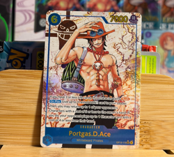 PORTGAS.D.ACE OP13-119 (Parallel) Carrying On His Will One Piece CCG Near Mint - Image 1