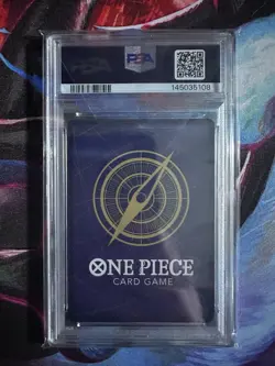 Bandai One Piece Monkey D. Luffy OP11-118 Secret Rare Manga Alt Art Foil PSA 10 - Image 2