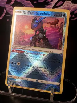 Radiant Greninja 046/189 Holo Rare Pokemon Card 2022 Astral Radiance - Image 1