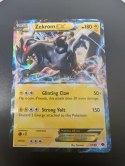 Pokemon Zekrom EX 51/99 Next Destinies Ultra Rare Holo Card. - Image 4
