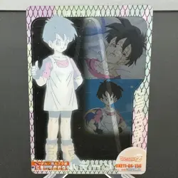 Videl DXE11-06-156 Morinaga Japanese Dragon Ball Z Clear Card ~ HP - Image 2