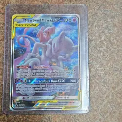 Pokemon Mewtwo & Mew GX TAG TEAM Promo Holo SM191 Sm Card - Image 2