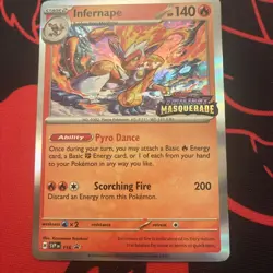 Infernape SVP116 Holo Black Star Promo Twilight Masquerade Pokemon TCG - Image 1