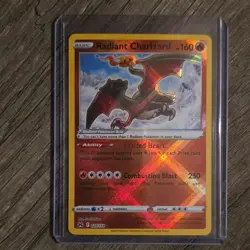 Pokemon Radiant Charizard 020/159 SV: Paldean Fates Radiant Rare Full Art Holo - Image 1