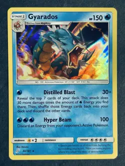 Gyarados 30/181 Sm-Team Up Holo Rare Pokemon Card NM - Image 2