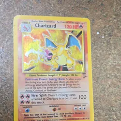 Pokemon Charizard Base Set 2 Holo Rare 4/130 120HP Trading Card - Image 1
