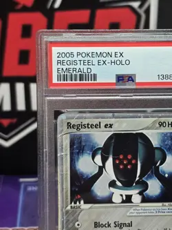 2005 Pokemon Ex Emerald Registeel Ex Holo #100 PSA 1 - Image 2
