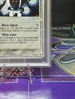 2005 Pokemon Ex Emerald Registeel Ex Holo #100 PSA 1 - Image 4