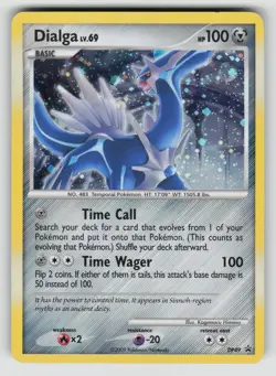 Dialga DP49 Promo DP Black Star Promos Pokemon Holo MP+ - Image 1