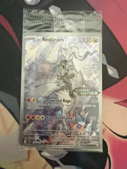 N's Reshiram Journey Together Stamped 167/159 Sealed Pokemon TCG Card - Image 1