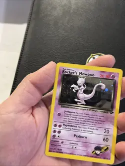 Rocket's Mewtwo - 14/132 - Pokemon Gym Challenge Unlimited Card MP With SWIRL - Image 2