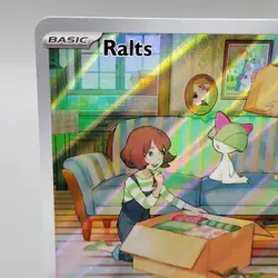 Pokemon Scarlet & Violet Ralts 211/198 Illustration Rare English SVI NM Mint - Image 2